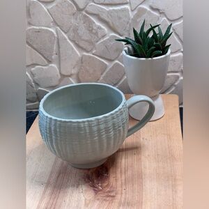 PORTMEIRION | Sea Green Textured Cup